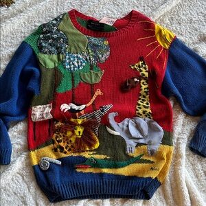 Raquel for Raquel’s Collection  Zoo Sweater